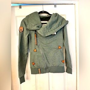 Naketano asymmetrical zip up